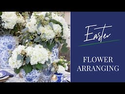 Easter Flower Arranging (White & Green)