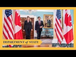 Secretary Rubio meets with Canadian Foreign Minister Mélanie Joly