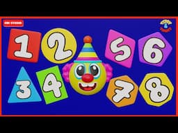 Numbers for kids | Shapes Name | 123 go | Shapes | Toddler Learning Video | Shapes for Kids | Square