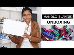 MANOLO BLAHNIK UNBOXING | LUXURY FASHION HAULS | REVES FASHION