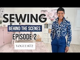 Behind the scenes with Vogue 8772 (pretreating fabrics)