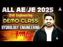 Civil Engineering for All AE/JE 2025 | Hydrology Engineering Demo Class | By Pramod Sir