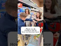 How Our Family Of 13 Navigates Grocery Shopping Every Week!