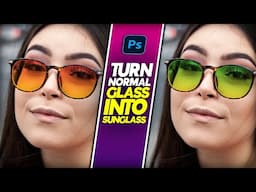 Best Way to Turn Normal Glass to Sunglasses in Photoshop | Photoshop Tutorial