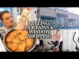 GETTING BACK INTO CYCLING, WINDOW SHOPPING, SPRING CURTAINS, YAR’S FIRST 10!!!