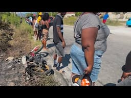 Two People Dead on Spot, Fatal Bike accident | Black River St Elizabeth