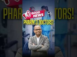 GOOD NEWS 😍 for Pharm. D Doctors! #shorts #pharmd #drakramahmad #academically #pharmacyabroad