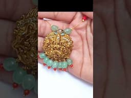 Coral beads invisible chain |Nakshi Jewellery