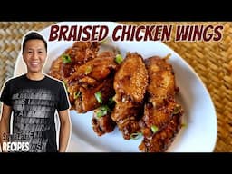 Braised Chicken Wings | Red Cooked Chicken Wings Chinese Recipe