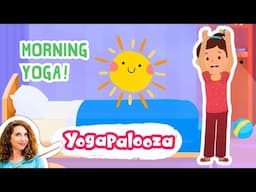 Morning Yoga! Stretch, breathe, sing along and greet the day with @yogapalooza!