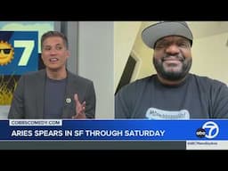 Aries Spears talks Cobb's San Francisco near sold out weekend with KGO-TV 7