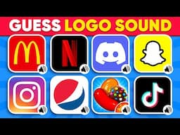 Guess The Logo Sound 🔥🔊 McDonald's, Tiktok, Netflix, Pepsi | Logo Quiz 2025