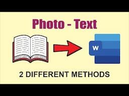 How to Convert Photo to Word Document - 2 Different Methods of OCR 100% Working