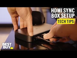 Setting Up the Philips Hue Play HDMI Sync Box 8K – Tech Tips from Best Buy