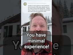 You have minimal experience!