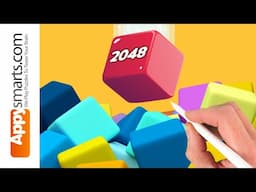 Merge Blocks To 2048 (And Beyond) In Jelly Cube Merge Puzzle Game - Gameplay by Appysmarts