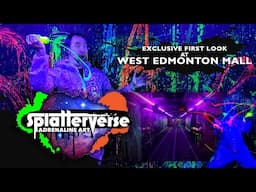 The New Splatterverse "Adrenaline Art" is Extreme Paint Night at WEM! - Best Edmonton Mall