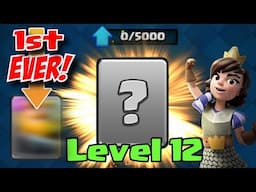 1st EVER LEVEL 12 CARD! Clash Royale | TIME TO TEST IT OUT!