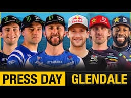 2025 Glendale Supercross | Press Day ft. Tomac, Roczen, Webb