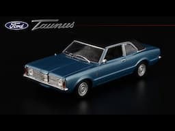 Сделано для Западной Германии: Ford Taunus 1970 • Minichamps Sondermodell • Автомобили 1970-х 1:43