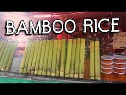 Cooking Rice in Bamboo is a Good Idea - LEMANG RICE