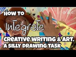 ART & LITERACY VIDEO: How to draw and write creativity with Kerri Bevis #art #artlife #arttutorial