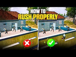 TOP MISTAKES TO AVOID WHILE RUSHING ON A SQUAD | BEST TIPS & TRICKS IN PUBG MOBILE/BGMI