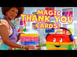 Craft Time: Thank You Cards | Being Thankful with Magic Messages using Crayons and Watercolors!