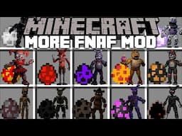 Minecraft FORBIDDEN FIVE NIGHTS AT FREDDYS HORROR MOD / DANGEROUS MOBS HOUSE !! Minecraft Mods