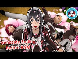 Genocide Ending Before 8AM In 1980s Mode - Yandere Simulator