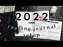 2022 READING JOURNAL SETUP 🪐 | celestial theme