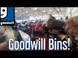 It's A Gold Mine But You Have To Be Patient ! Goodwill Bins Thrifting