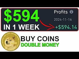 How I Earn $594 in just one Week | Buy DogCcoin and Double your Money