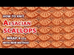 KnittingStitchPatterns - HowToKnit Alsacian Scallops stitch