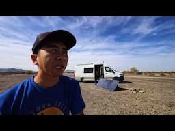 Day in the Van Life Camping in Quartzsite Arizona