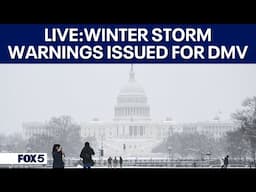 LIVE: Winter Storm Warnings issued for DMV Tuesday and Wednesday