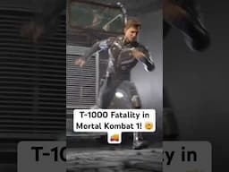 FIRST Look at T-1000 Fatality in Mortal Kombat 1!  🤯🚚 #Shorts #MortalKombat