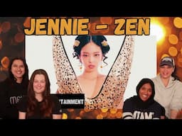 JENNIE - ZEN (RUBY ALBUM MARCH 7) | Reaction!!