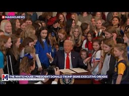 Donald Trump signs new 'MAGA' Executive Order: No Men in Women's Sports (Feb 05, 2025) [LIVE]