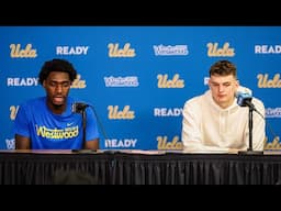 UCLA M. Basketball Postgame - Players, vs. Michigan State (Feb. 4, 2025)