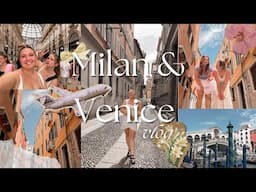 Exploring Milan & Venice with my best friend | Europe Vlogs 1