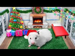 🎄 Christmas House 2025 🎁 DIY Hamster Maze with Traps!