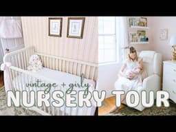 Baby Girl Nursery Tour - Classic, Grandmillennial Style