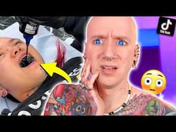 He Cleaned Tattoo Needles WITH HIS MOUTH | New Tattoo TikTok Fails 24 | Roly