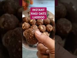 RAGI-OATS  LADDOO #Toddlerfoods #weightlossfood #ragirecipes #kidsfood #ragiladdu #milletrecipes