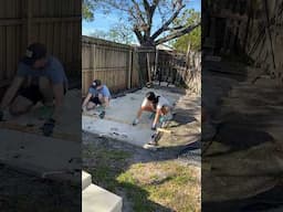 Building a giant shed for our tools but have to prep the yard first