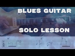 Blues Guitar Solo Lesson - Key to the A Way