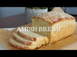 No Knead, Authentic Amish Bread (One Bowl, Plant-based | Vegan)