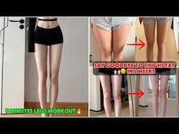 8min Legs Workout at Home | Say Goodbye To Thighs Fat in 2 Week | Top Exercise For Girls