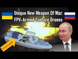 Unique New Drone Boat Strikes Russian Navy With FPV Drones